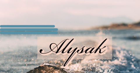 Alysak @alysak cover picture