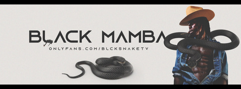 BlckMamba @blcksnaketv cover picture