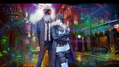 Aiko &amp; Blake @cyberpunkcouple cover picture