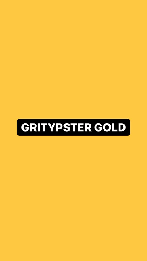 Gritypster @gritypstergold cover picture