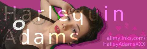 Harlequin Adams @haileyadamsxxx cover picture