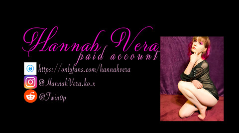 Hannah Vera @hannahvera cover picture