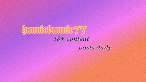 hunniebunnie77 @hunniebunnie77 cover picture