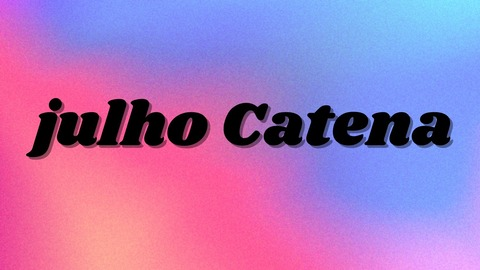 Julho Catena Free @julhocatenafree cover picture