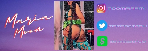 Maria Moon @mamasotaali cover picture