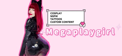 💓Megaplaygirl💓 @megaplaygirlfree cover picture