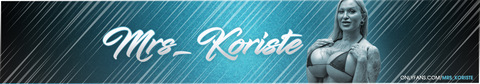 Mrs Koriste @mrs_koriste cover picture