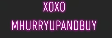 MZHURRYUPBCHY @mzhurryupbuy cover picture