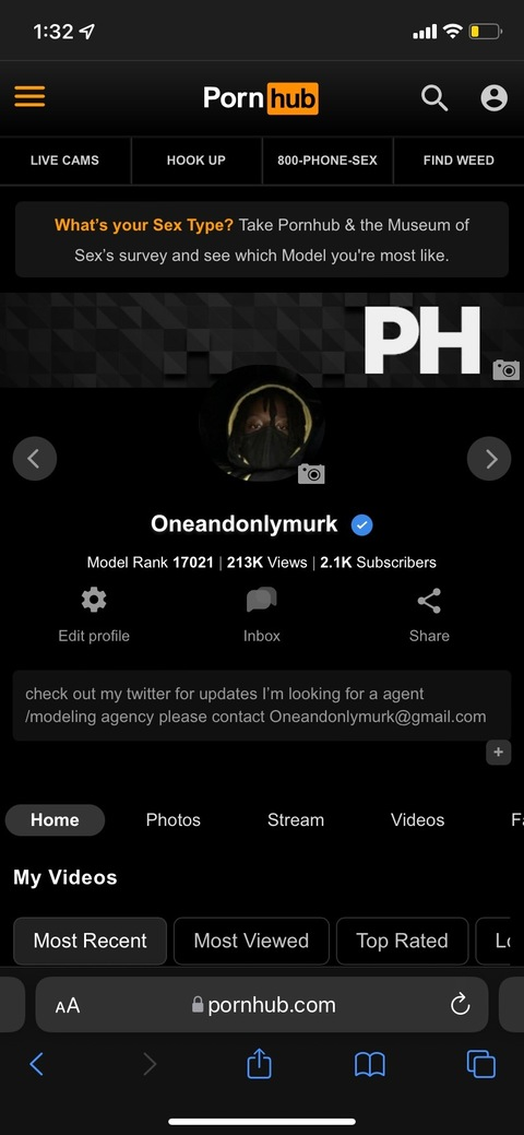 Subscribe now don’t miss out! @oneandonlymurk cover picture