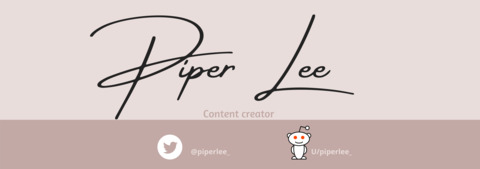Piper Lee @piperlee cover picture